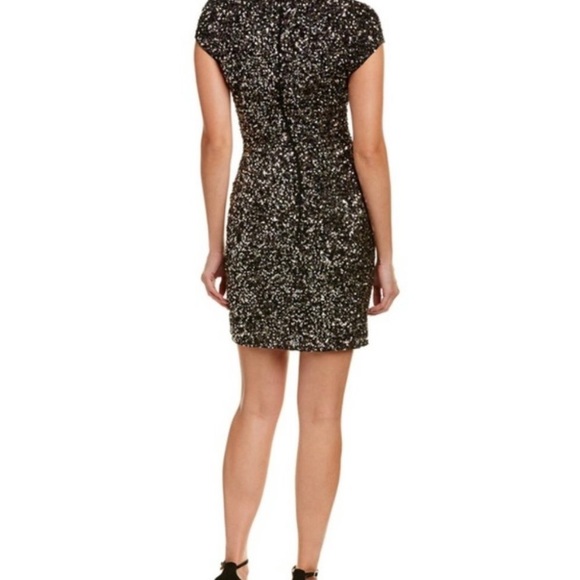 NWT Parker Black Serena Sequin Dress - Size 4 - Picture 2 of 7